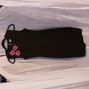 Black with floral design dress Calvin Klein size 4